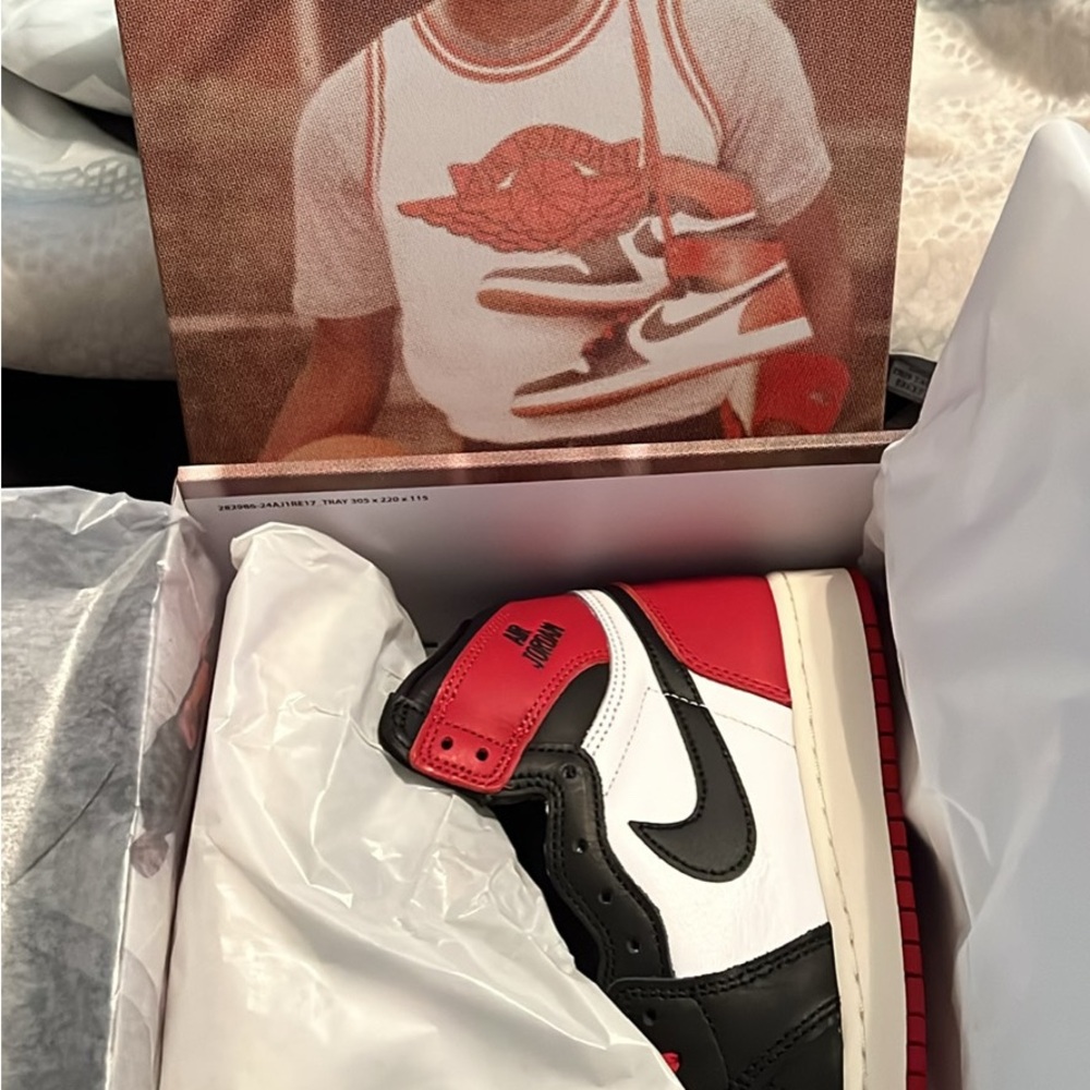 Jordan Black and Red Sneakers Iconic Design